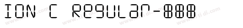ION C Regular字体转换